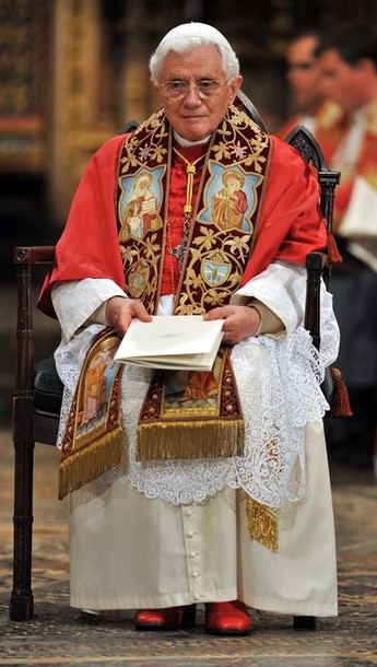 Benedict XVI in Westminster Abbey