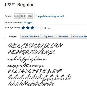 JP2 Font