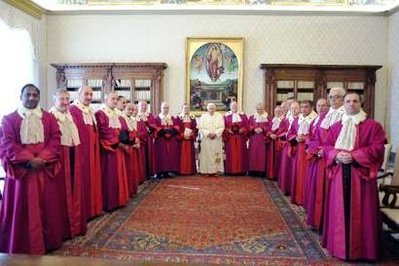 Benedict XVI and judges of tribunals