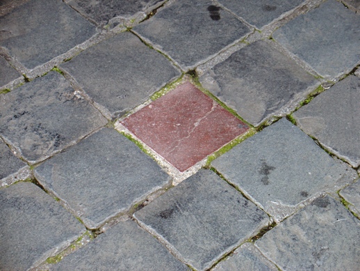 Porphyry Stone in St. Peter's Square