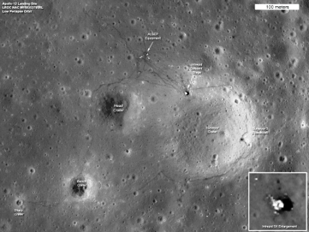 NASA Apollo landing site photos